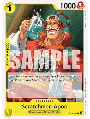 OP10-108 C Scratchmen Apoo (PRB02)