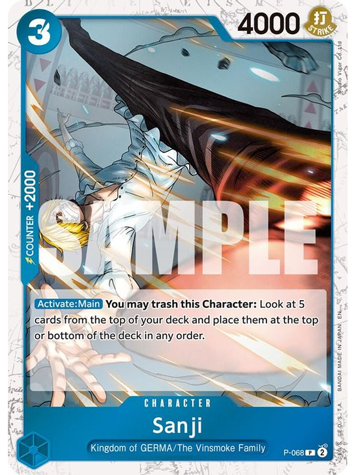 P-068 (Foil) Sanji (PRB02) 1