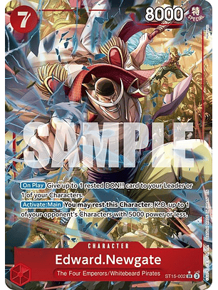 ST15-002 (Alternate Art) Edward.Newgate (PRB02)