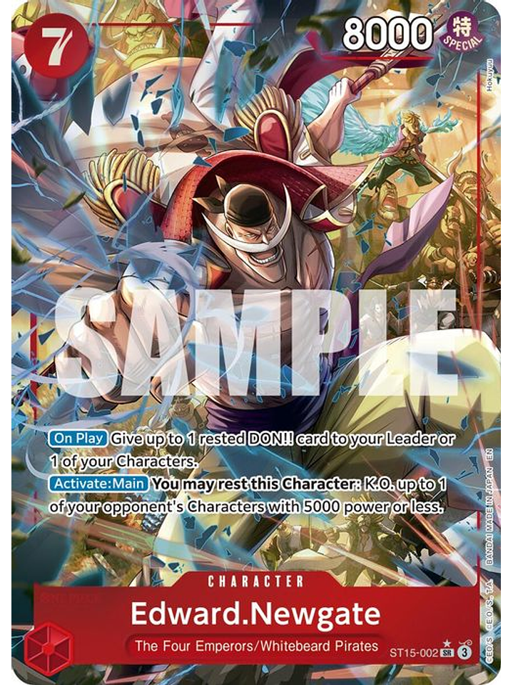 ST15-002 (Alternate Art) Edward.Newgate (PRB02) 1