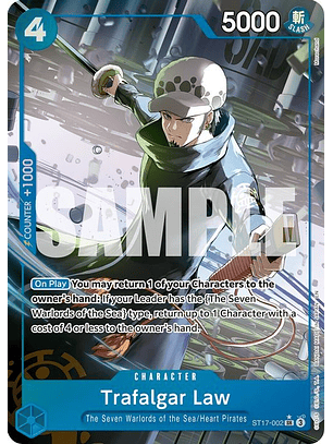 ST17-002 (Alternate Art) Trafalgar Law (PRB02)