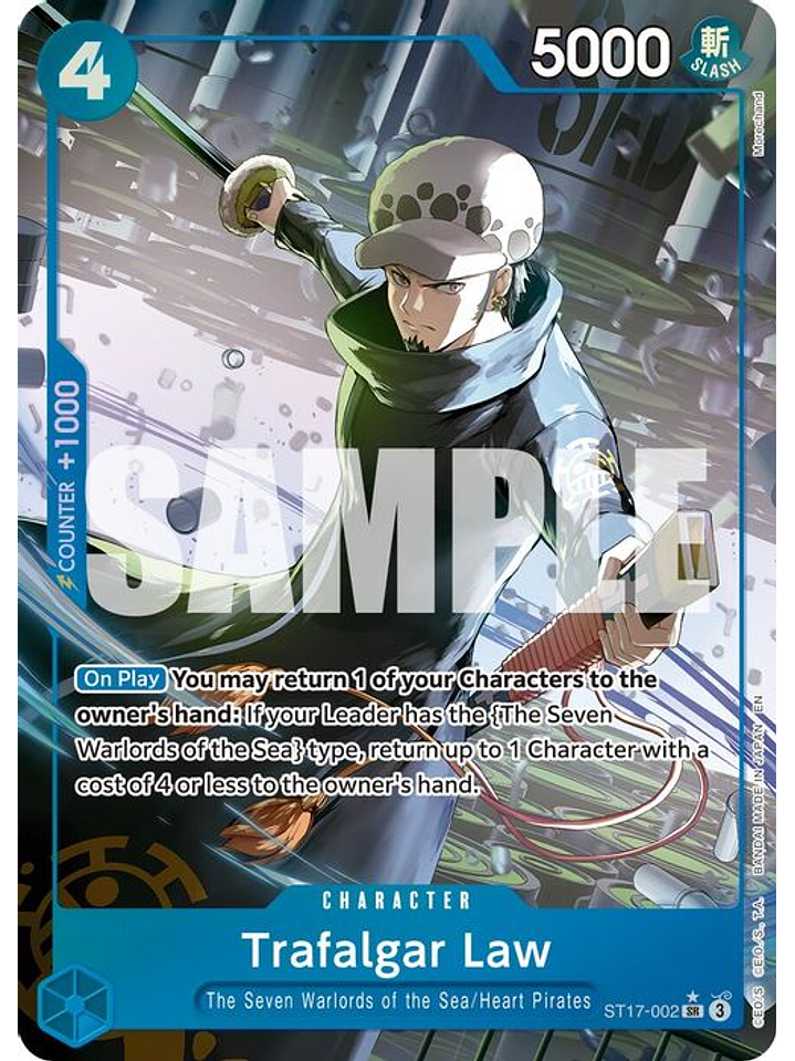 ST17-002 (Alternate Art) Trafalgar Law (PRB02) 1