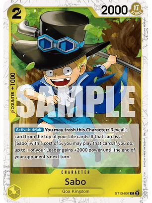 ST13-007 (Foil) Sabo (PRB02)