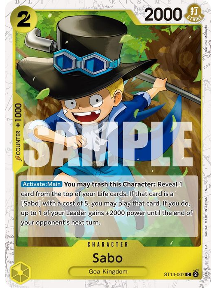 ST13-007 (Foil) Sabo (PRB02) 1