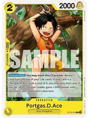 ST13-010 C Portgas.D.Ace (PRB02)