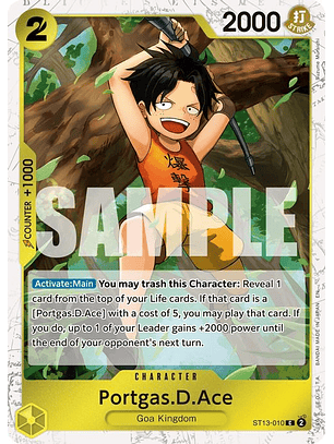 ST13-010 (Foil) Portgas.D.Ace (PRB02)