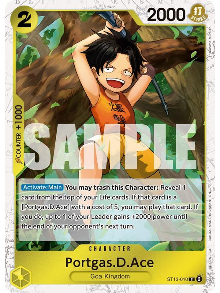 ST13-010 (Foil) Portgas.D.Ace (PRB02) 1