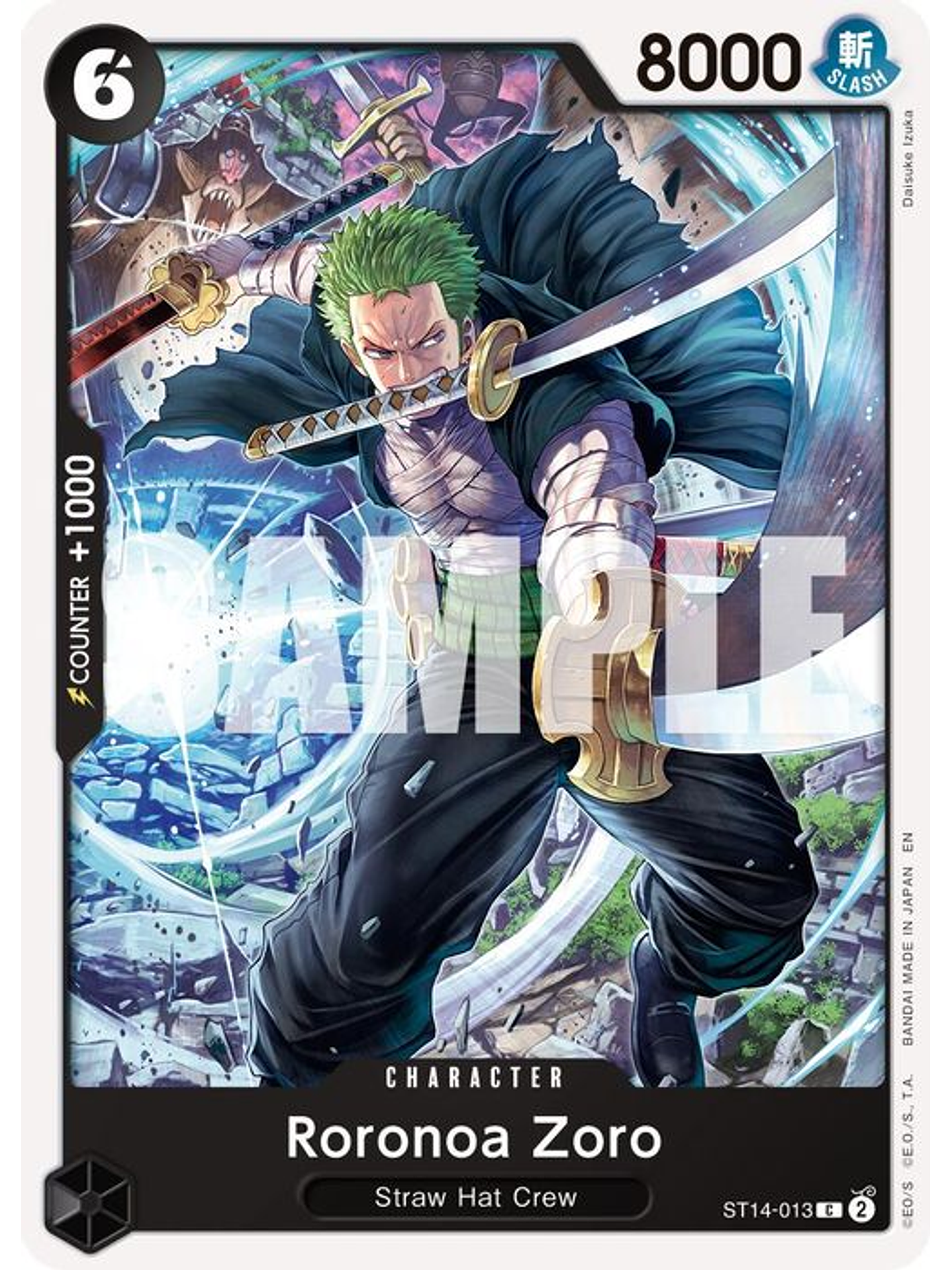 ST14-013 C Roronoa Zoro - ST13-013 (PRB02) 1