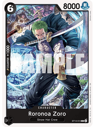 ST14-013 C Roronoa Zoro - ST13-013 (PRB02)