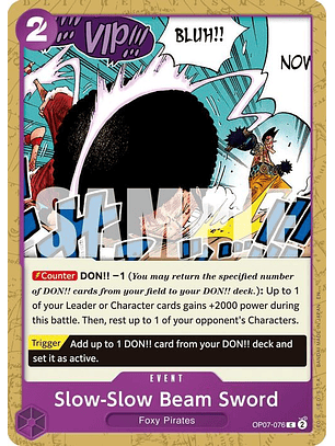 OP07-076 C Slow-Slow Beam Sword (PRB02)