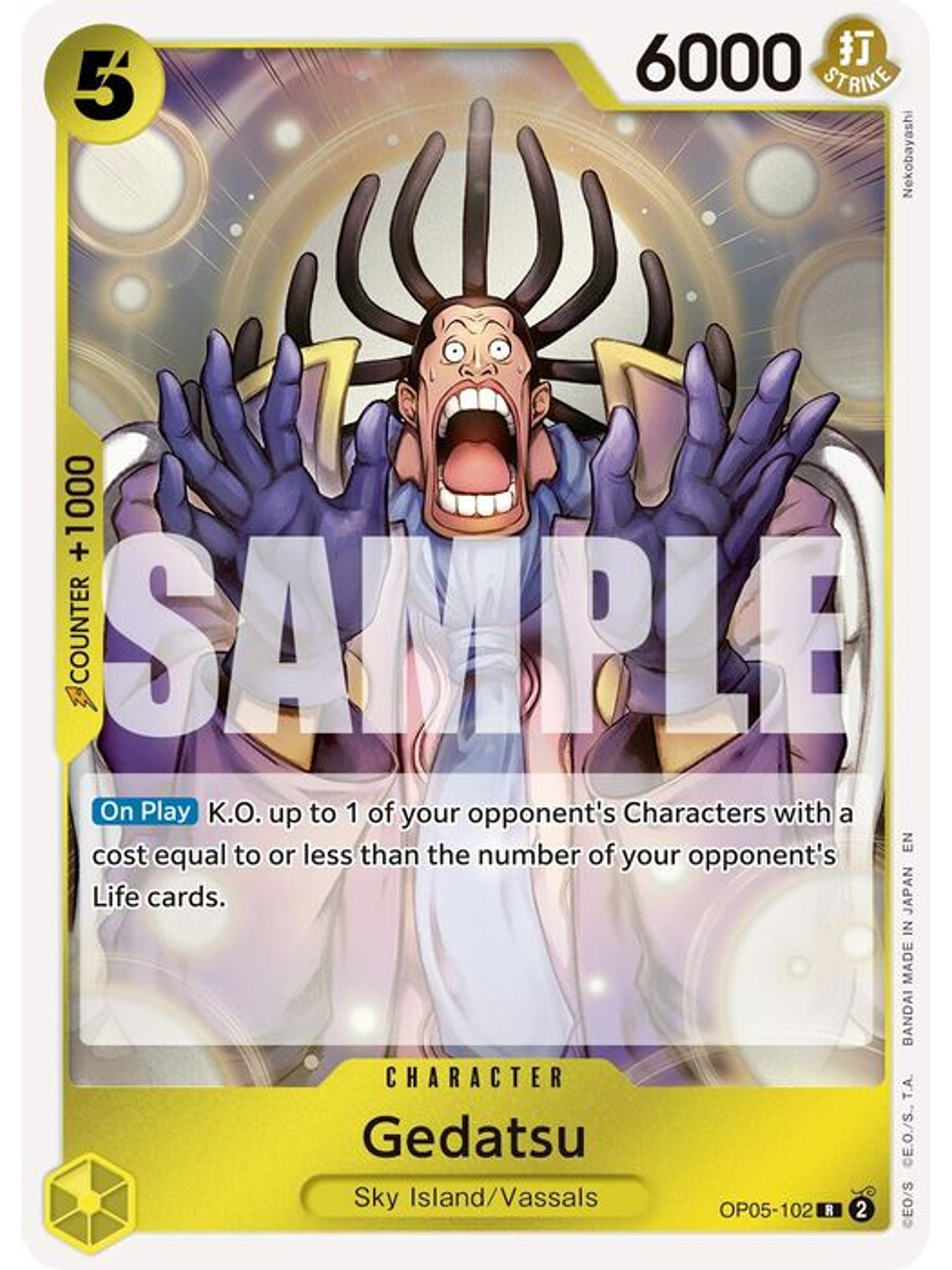 OP05-102 R Gedatsu (PRB02) 1