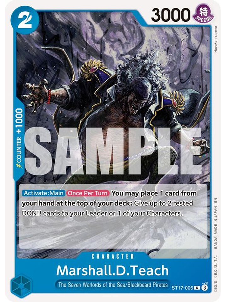 ST17-005 C Marshall.D.Teach (PRB02) 1