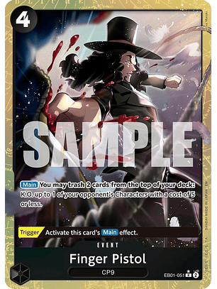 EB01-051 (Alternate Art) Finger Pistol (PRB02)