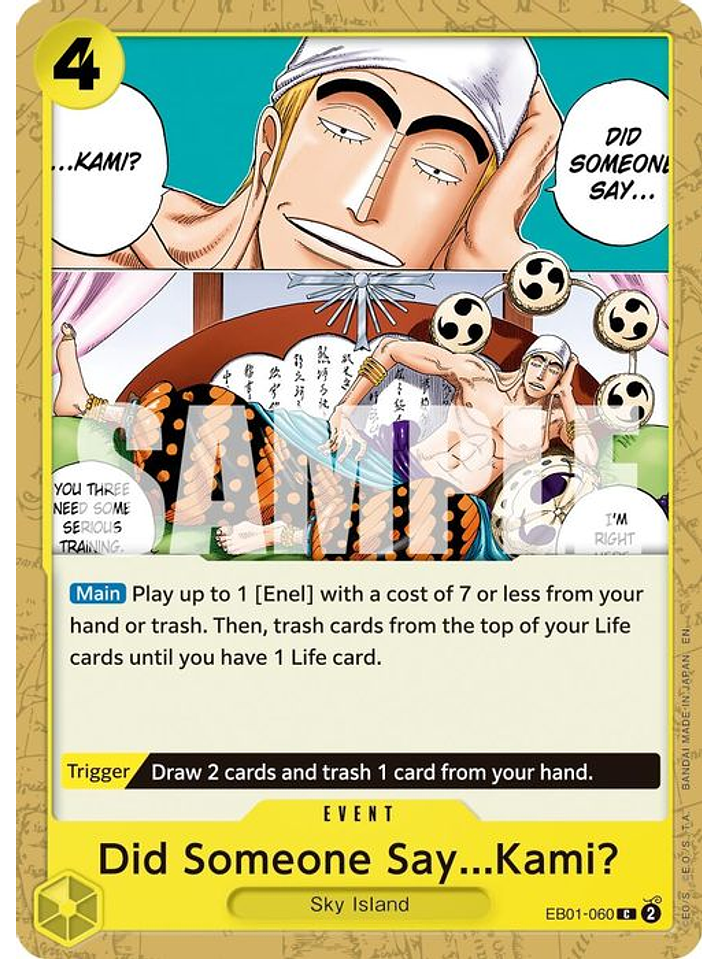 EB01-060 C Did Someone Say...Kami? (PRB02) 1