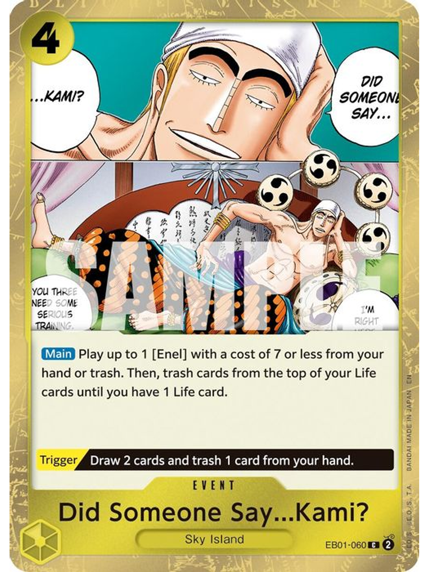 EB01-060 (Foil) Did Someone Say...Kami? (PRB02) 1