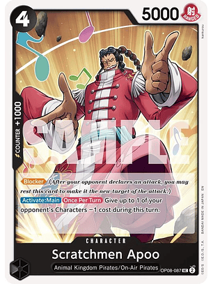 OP08-087 U Scratchmen Apoo (PRB02)