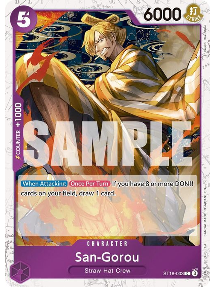 ST18-003 (Foil) San-Gorou (PRB02) 1