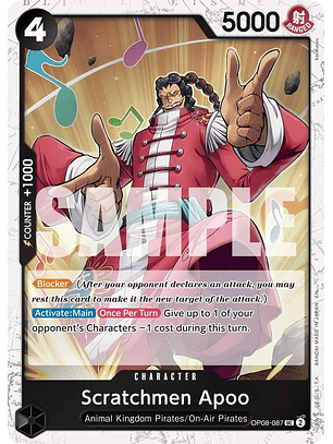 OP08-087 (Foil) Scratchmen Apoo (PRB02)
