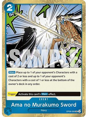 OP06-056 (Foil) Ama no Murakumo Sword (PRB02)