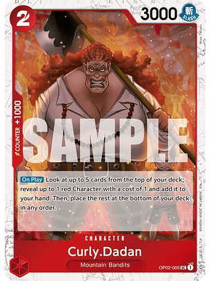 OP02-005 (Foil) Curly.Dadan (PRB02)