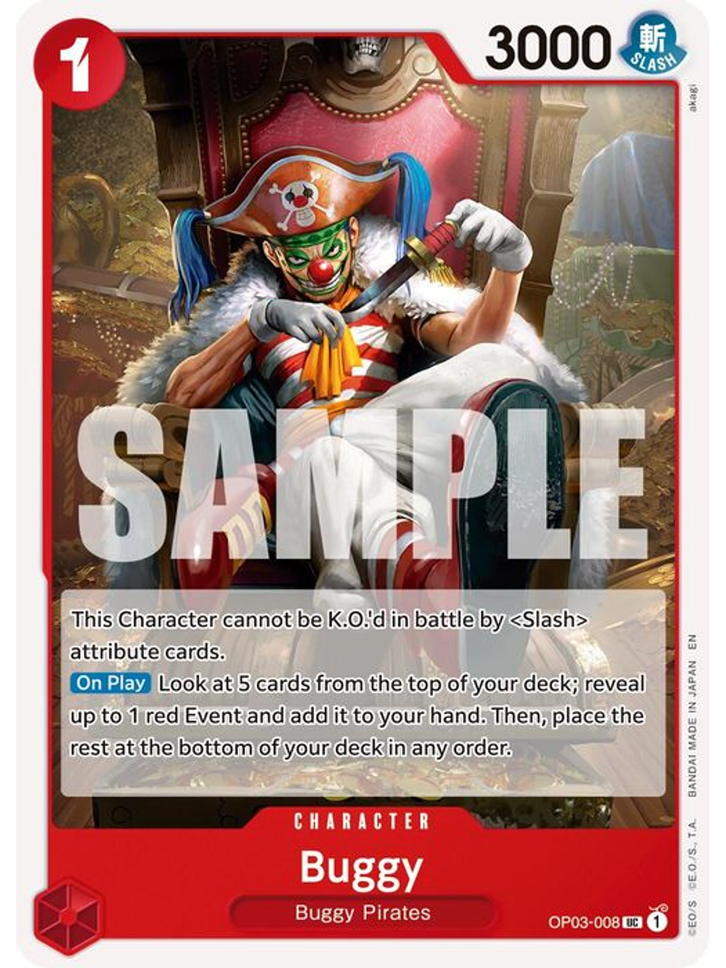 OP03-008 U Buggy (PRB02) 1