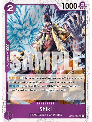 OP06-073 (Foil) Shiki (PRB02)