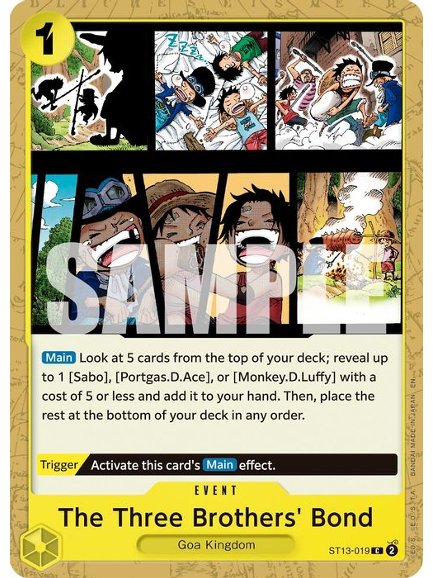 ST13-019 C The Three Brothers' Bond (PRB02) 1