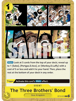 ST13-019 C The Three Brothers' Bond (PRB02)
