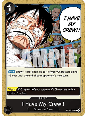 ST14-016 C I Have My Crew!! (PRB02)