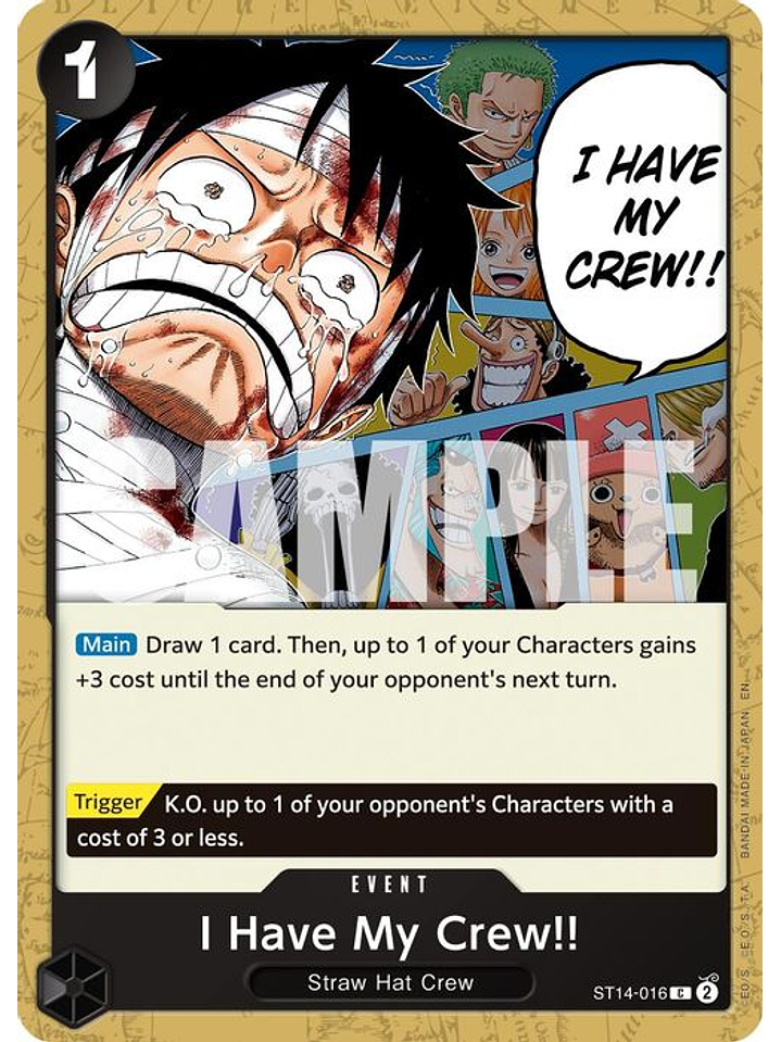 ST14-016 C I Have My Crew!! (PRB02) 1