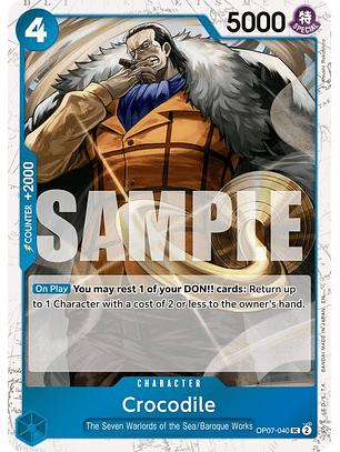 OP07-040 (Foil) Crocodile (PRB02)