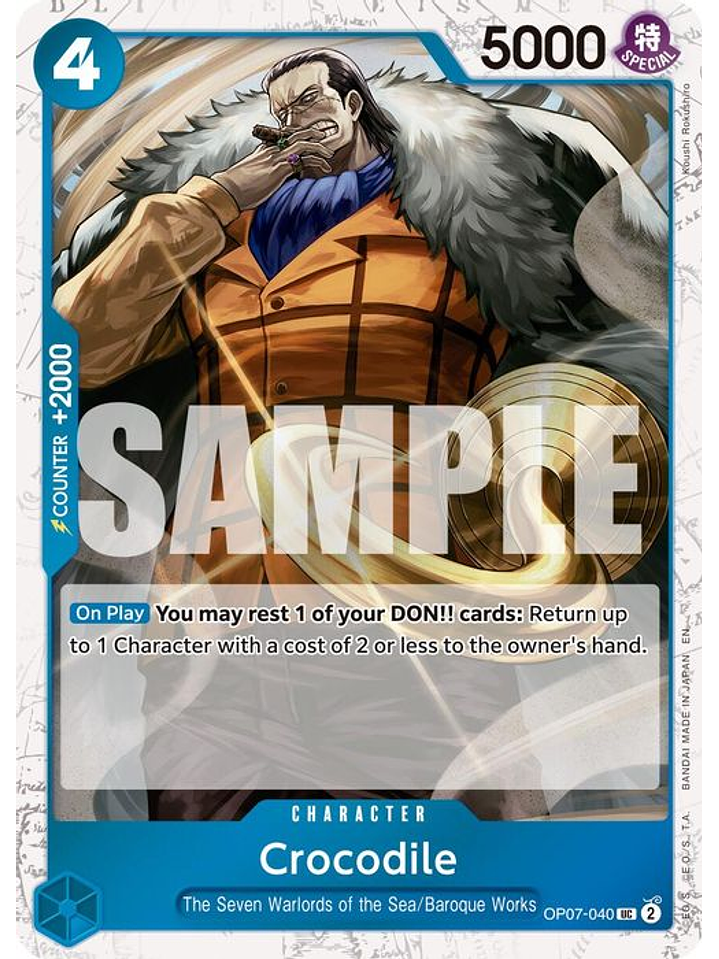 OP07-040 (Foil) Crocodile (PRB02) 1