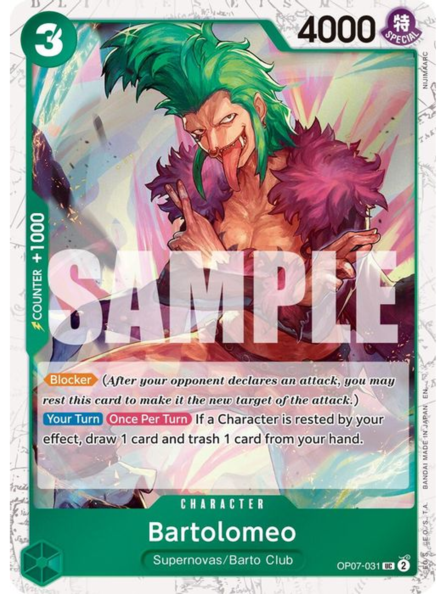 OP07-031 (Foil) Bartolomeo (PRB02) 1