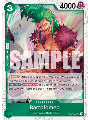 OP07-031 (Foil) Bartolomeo (PRB02)