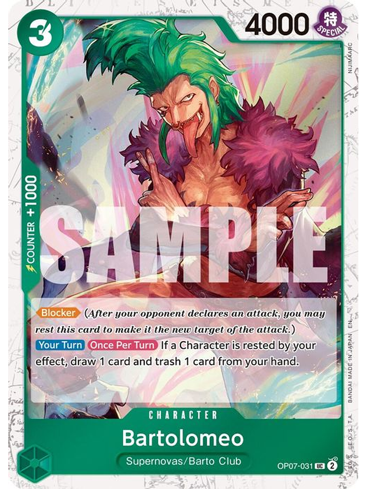 OP07-031 (Foil) Bartolomeo (PRB02) 1