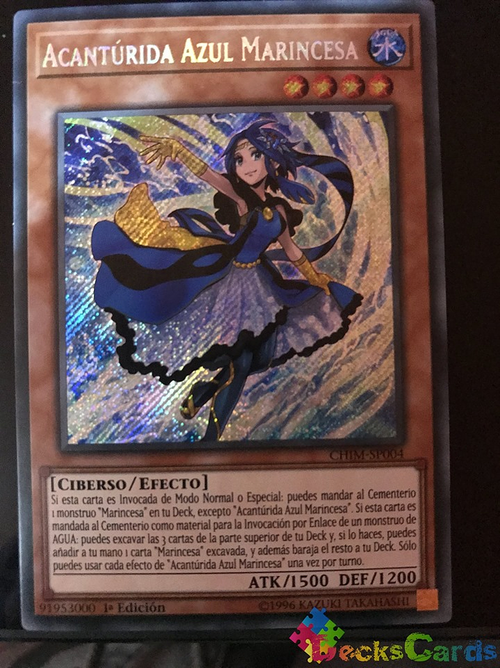 Marincess Blue Tang - CHIM-EN004 - Secret Rare 1st Edition 1