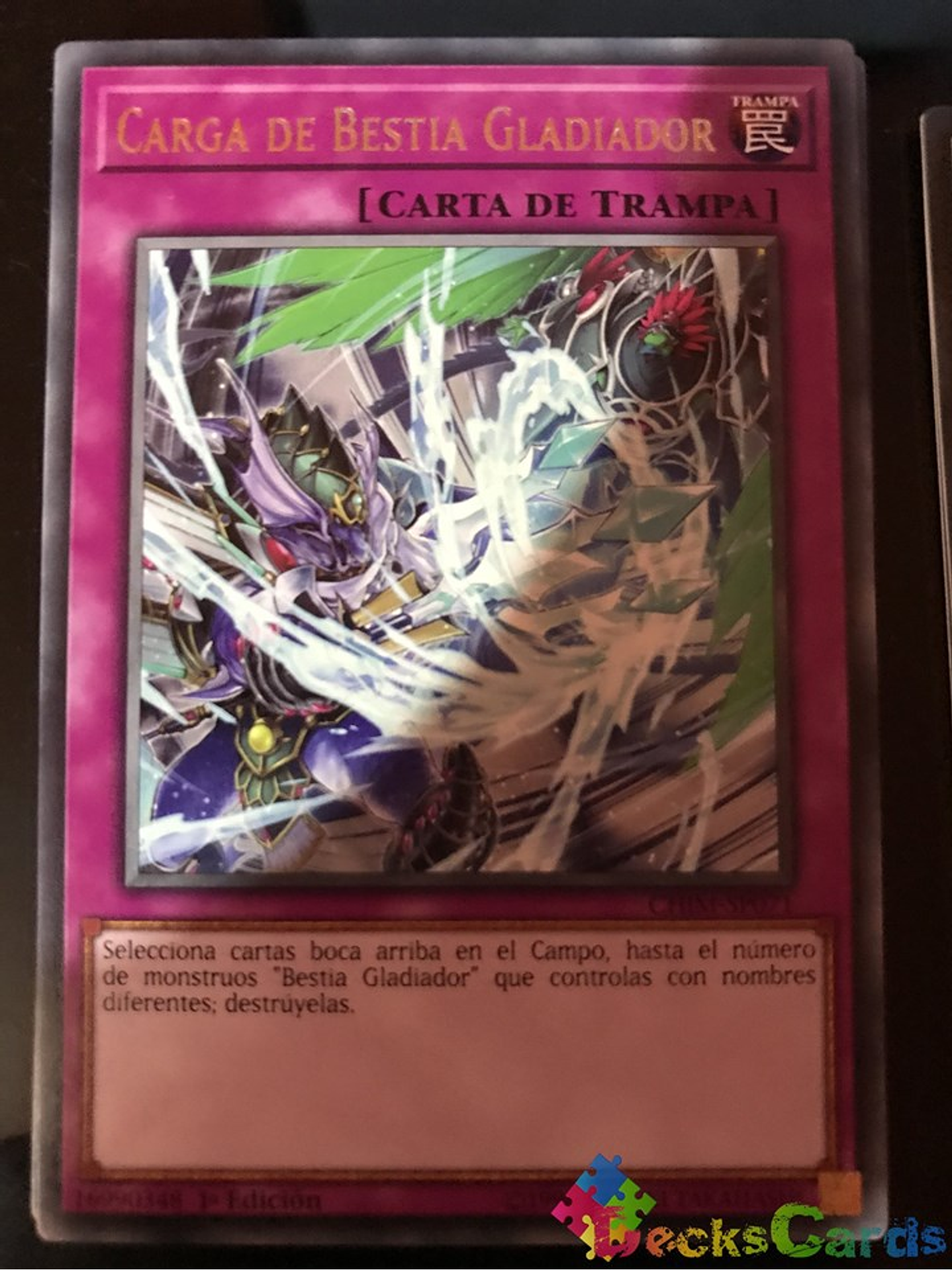 Gladiator Beast Charge - CHIM-EN071 - Rare 1st Edition 1