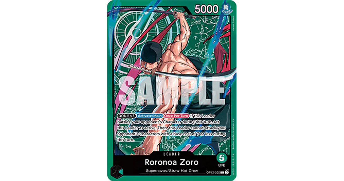 OP12-020 L Roronoa Zoro (Zoro Deck)