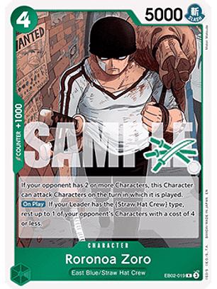 EB02-019 R Roronoa Zoro (Zoro Deck)