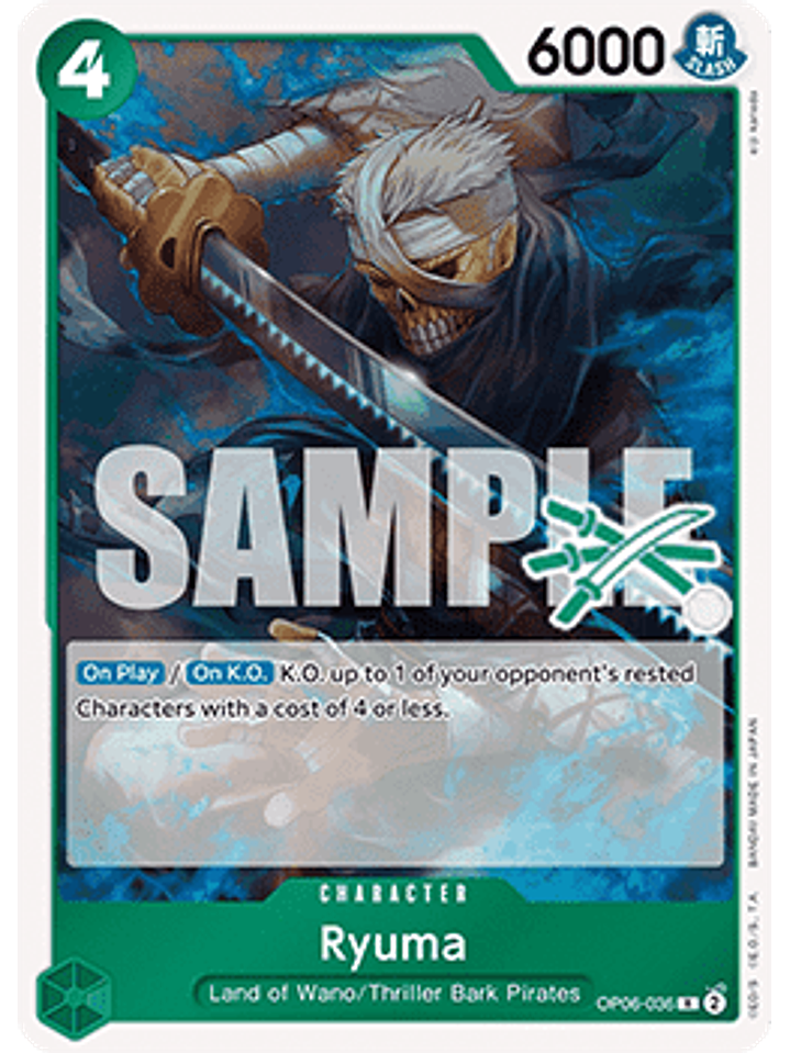 OP06-036 R Ryuma (Zoro Deck) 1