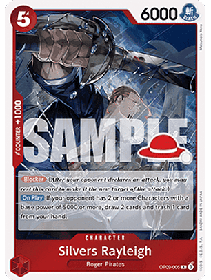 OP09-005 R Silvers Rayleigh (Luffy Deck)
