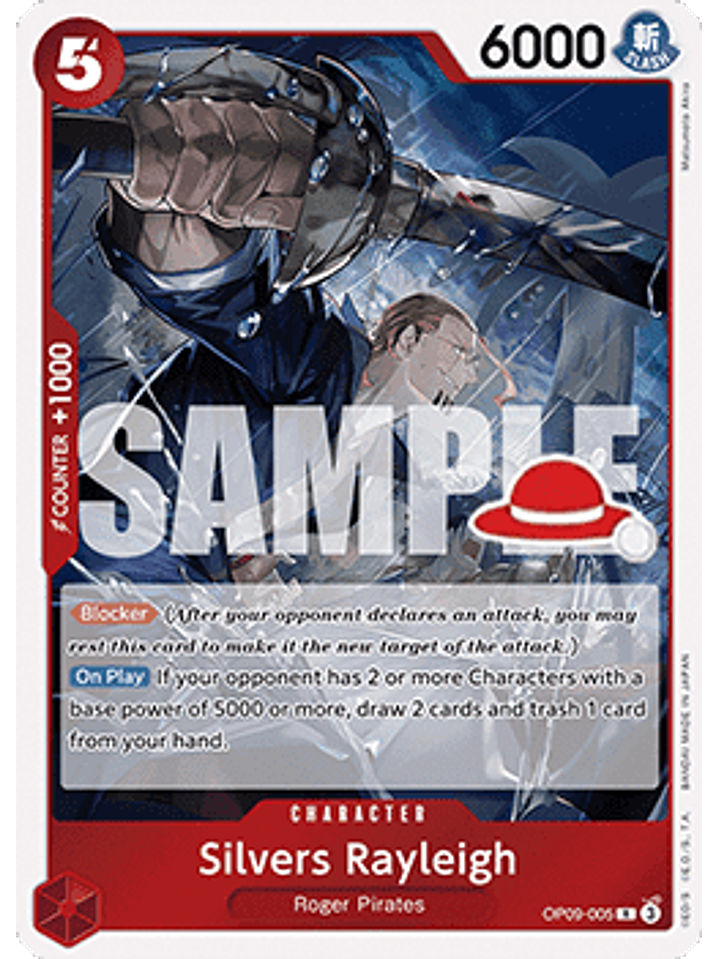 OP09-005 R Silvers Rayleigh (Luffy Deck) 1