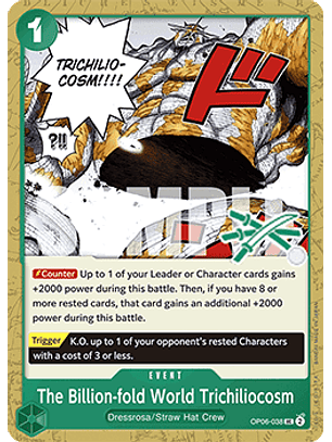 OP06-038 U The Billion-fold World Trichiliocosm (Zoro Deck)