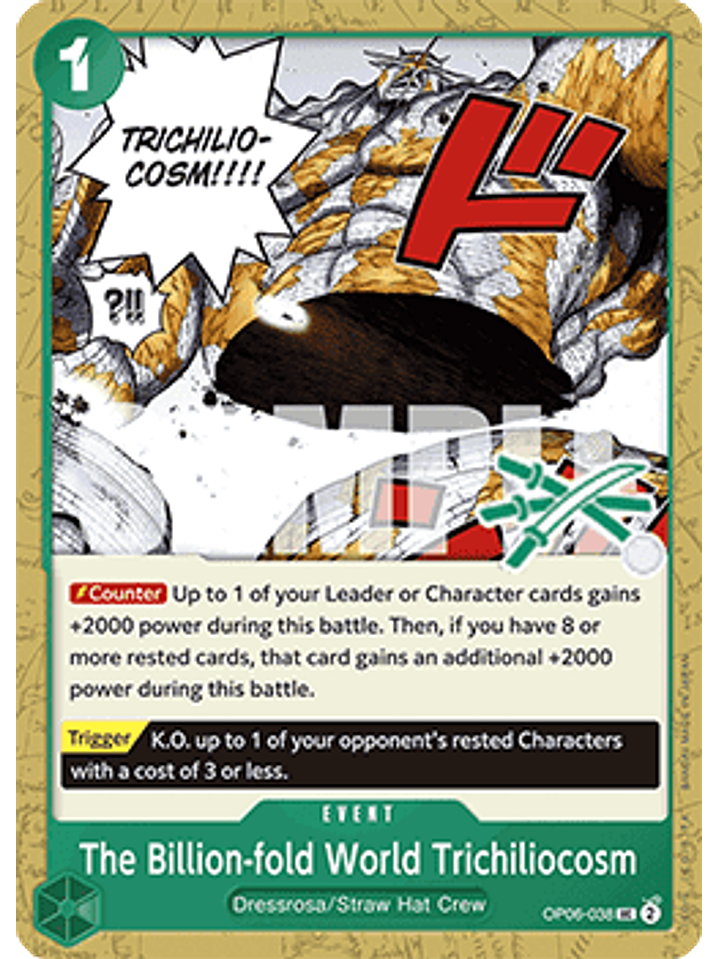 OP06-038 U The Billion-fold World Trichiliocosm (Zoro Deck) 1