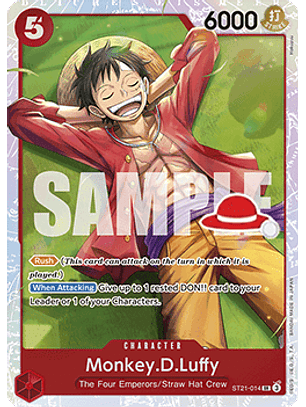 ST21-014 SR Monkey.D.Luffy (Luffy Deck)