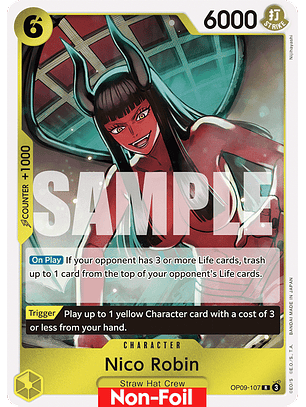 OP09-107 R Nico Robin (Nami Deck)
