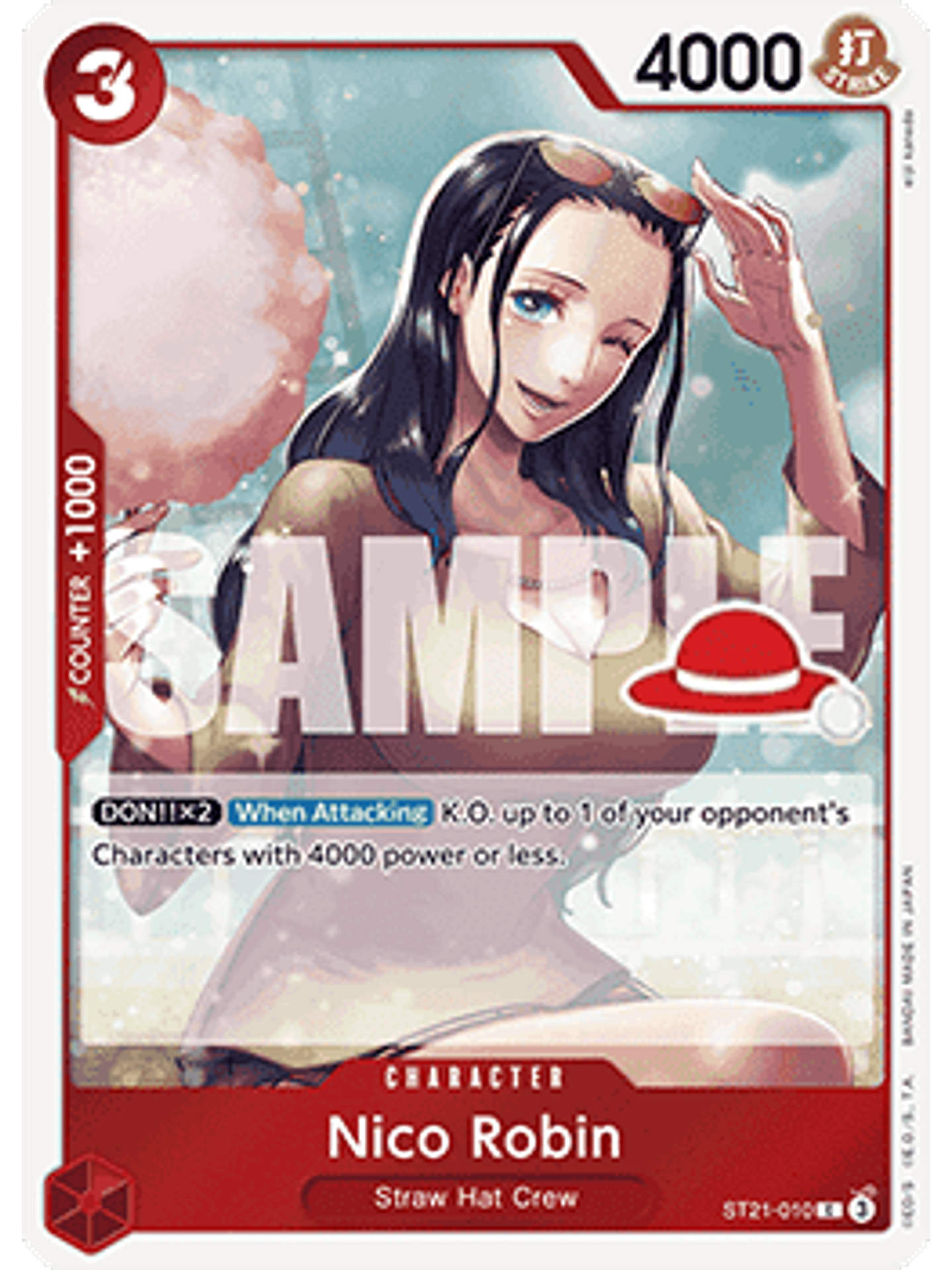 ST21-010 C Nico Robin (Luffy Deck) 1