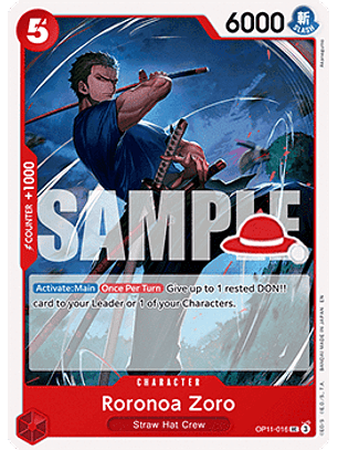 OP11-016 U Roronoa Zoro (Luffy Deck)