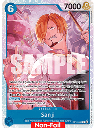 OP11-051 SR Sanji (Nami Deck)