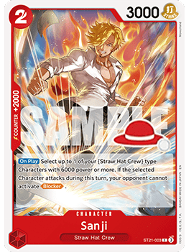 ST21-003 C Sanji (Luffy Deck) 1